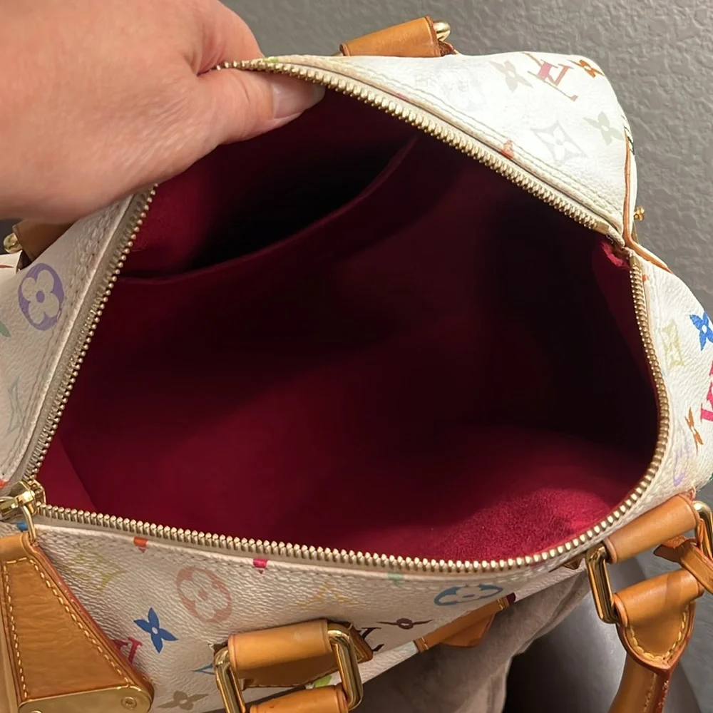 ❤️Authentic Louis Vuitton Takashi Murakami Multi Color Speedy 30 - Picture 4 of 13